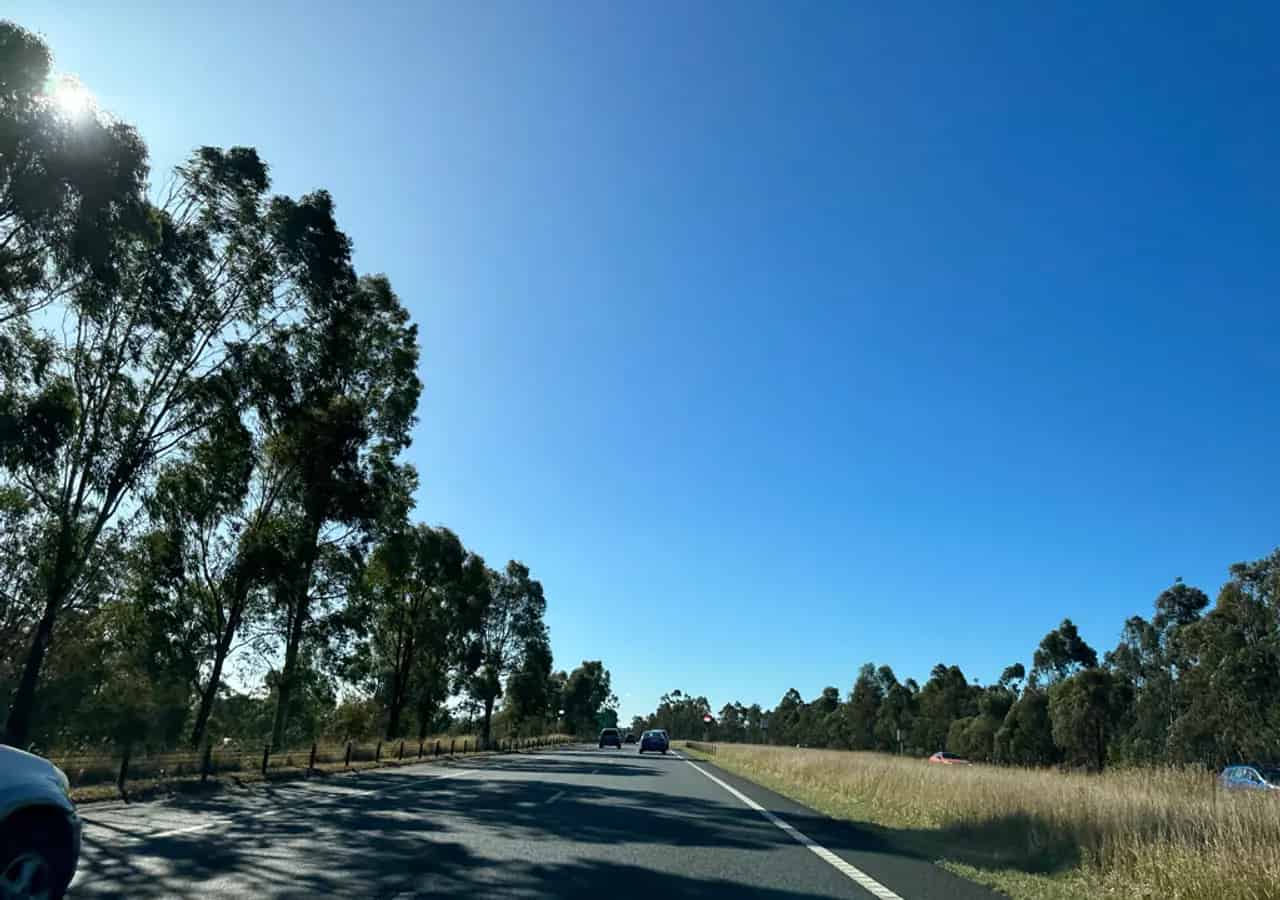 Landscape in Horsley Park, New South Wales. Location context only; this is not a portrait of Sayadaw U Paññāthāmi.