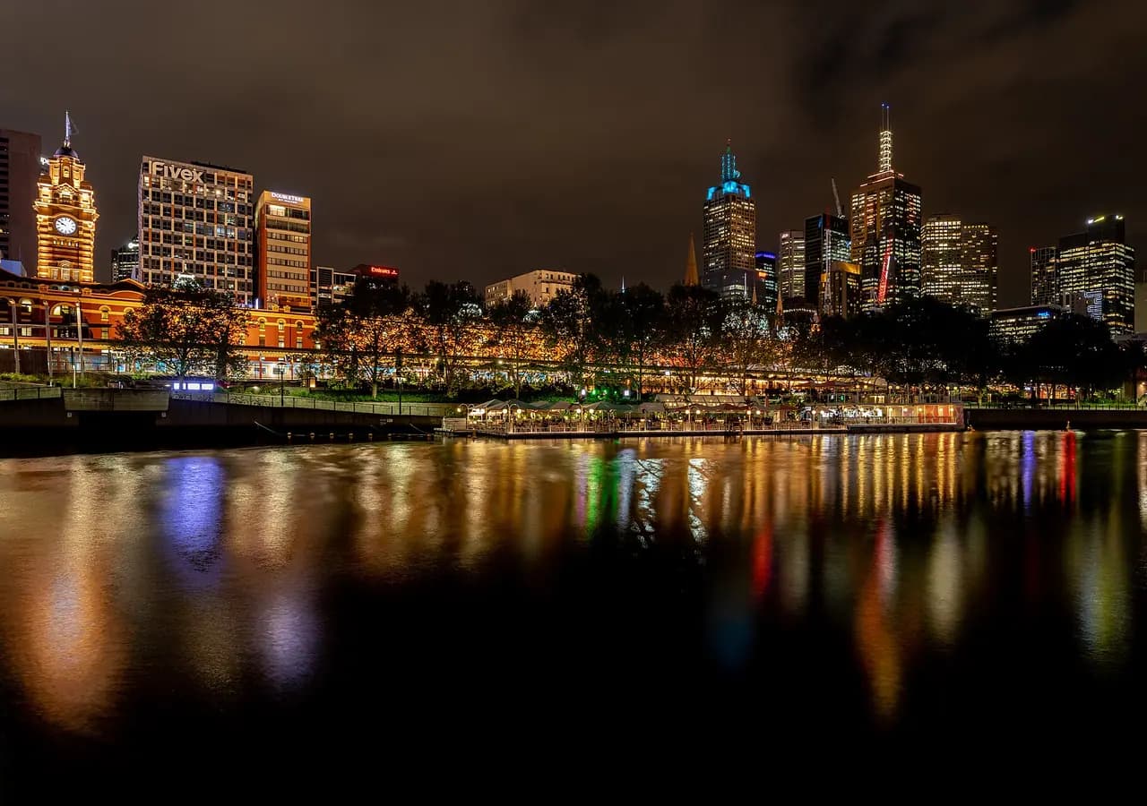 Melbourne city centre skyline